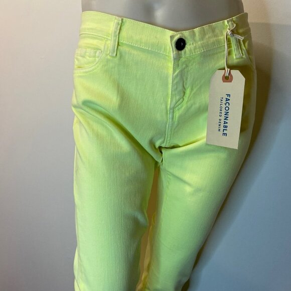 Faconnable Women's Fluorescent Denim Jeans - NWT - Picture 2 of 5